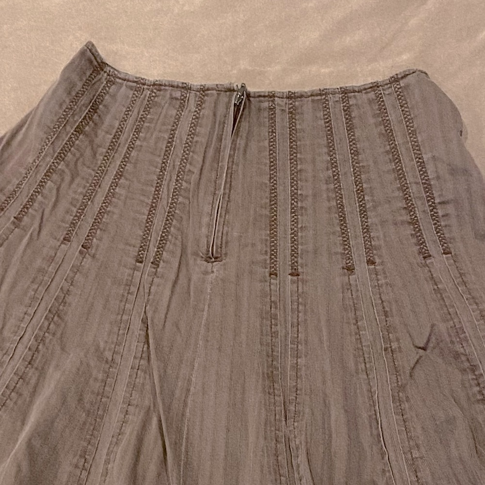 Cabi A-Line khaki skirt